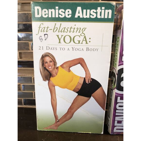 Vtg Denise‎ Austin 6 Minute Waist Trimmer: Weeks 1-6 VHS Lot Pilates Fat Burning - Picture 3 of 9